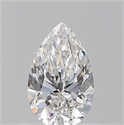 Diamante Natural 0.50 quilates, De pera , Color F, claridad VS2 y certificado GIA
