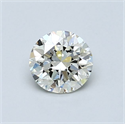 Natural Diamond 0.70 Carats, Round with Very Good Cut, J Color, VS1 Clarity and Certified by GIA