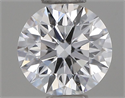Natural Diamond 0.41 Carats, Round with Excellent Cut, D Color, SI2 Clarity and Certified by GIA