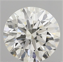 Natural Diamond 0.71 Carats, Round with Excellent Cut, G Color, VVS2 Clarity and Certified by IGI