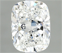 Natural Diamond 0.63 Carats, Cushion with  Cut, F Color, IF Clarity and Certified by GIA