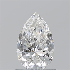 Picture of Natural Diamond 1.01 Carats, Pear with  Cut, E Color, VS1 Clarity and Certified by GIA
