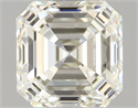 Natural Diamond 1.02 Carats, Asscher with  Cut, I Color, VVS2 Clarity and Certified by IGI