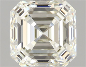 Picture of Natural Diamond 1.02 Carats, Asscher with  Cut, I Color, VVS2 Clarity and Certified by IGI