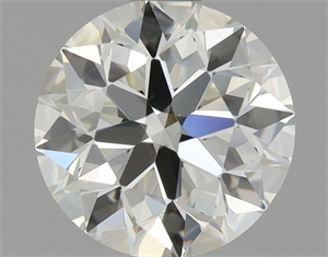 Picture of Natural Diamond 0.90 Carats, Round with Excellent Cut, J Color, VS1 Clarity and Certified by GIA