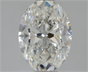 Natural Diamond 1.50 Carats, Oval with  Cut, G Color, VVS1 Clarity and Certified by GIA