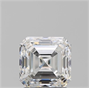 Diamante Natural 2.01 quilates, Asscher , Color E, claridad SI1 y certificado GIA