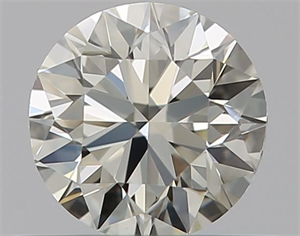 Picture of Natural Diamond 0.40 Carats, Round with Excellent Cut, K Color, VVS2 Clarity and Certified by GIA