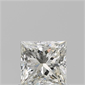 Diamante Natural 0.72 quilates, Princesa , Color K, claridad VVS2 y certificado GIA