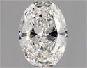 Natural Diamond 1.01 Carats, Oval with  Cut, G Color, SI2 Clarity and Certified by GIA