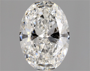 Picture of Natural Diamond 1.01 Carats, Oval with  Cut, G Color, SI2 Clarity and Certified by GIA