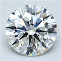 Natural Diamond 3.50 Carats, Round with Excellent Cut, F Color, VS1 Clarity and Certified by GIA