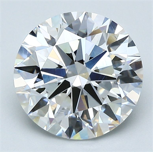 Picture of Natural Diamond 3.50 Carats, Round with Excellent Cut, F Color, VS1 Clarity and Certified by GIA