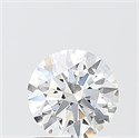 Lab Grown Diamond 1.03 Carats, Round with Ideal Cut, D Color, VVS2 Clarity and Certified by IGI