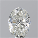 Diamante Natural 1.50 quilates, Ovalado , Color I, claridad SI2 y certificado GIA