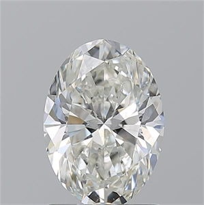 Foto Diamante Natural 1.50 quilates, Ovalado , Color I, claridad SI2 y certificado GIA de