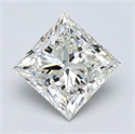 Diamante Natural 1.21 quilates, Princesa , Color J, claridad VS2 y certificado GIA