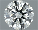 Natural Diamond 0.76 Carats, Round with Excellent Cut, K Color, VVS1 Clarity and Certified by GIA