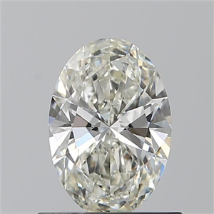 Picture of Natural Diamond 0.71 Carats, Oval with  Cut, J Color, IF Clarity and Certified by GIA