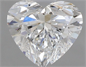 Natural Diamond 0.50 Carats, Heart with  Cut, G Color, SI1 Clarity and Certified by GIA