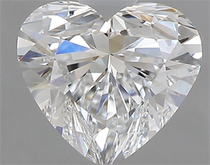 Picture of Natural Diamond 0.50 Carats, Heart with  Cut, G Color, SI1 Clarity and Certified by GIA