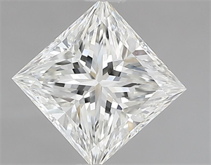 Foto Diamante Natural 1.61 quilates, Princesa , Color H, claridad VVS1 y certificado IGI de
