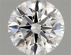 Picture of Natural Diamond 0.42 Carats, Round with Excellent Cut, E Color, VS1 Clarity and Certified by GIA