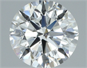 Natural Diamond 1.01 Carats, Round with Excellent Cut, D Color, SI1 Clarity and Certified by GIA
