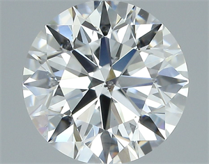 Picture of Natural Diamond 1.01 Carats, Round with Excellent Cut, D Color, SI1 Clarity and Certified by GIA