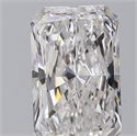 Natural Diamond 0.70 Carats, Radiant with  Cut, E Color, VS1 Clarity and Certified by GIA
