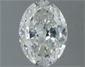 Natural Diamond 1.20 Carats, Oval with  Cut, G Color, SI2 Clarity and Certified by IGI