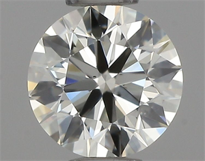 Picture of Natural Diamond 0.42 Carats, Round with Excellent Cut, K Color, VS2 Clarity and Certified by IGI