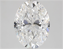 Natural Diamond 4.00 Carats, Oval with  Cut, E Color, VS2 Clarity and Certified by GIA