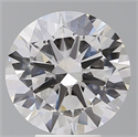 Lab Grown Diamond 5.03 Carats, Round with Excellent Cut, F Color, VVS2 Clarity and Certified by IGI