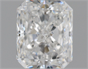 Natural Diamond 1.02 Carats, Radiant with  Cut, E Color, SI2 Clarity and Certified by HRD