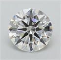 Lab Grown Diamond 1.20 Carats, Round with Ideal Cut, D Color, VVS2 Clarity and Certified by IGI