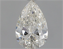 Natural Diamond 0.50 Carats, Pear with  Cut, I Color, SI1 Clarity and Certified by GIA