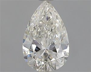 Picture of Natural Diamond 0.50 Carats, Pear with  Cut, I Color, SI1 Clarity and Certified by GIA