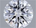Lab Grown Diamond 1.01 Carats, Round with Ideal Cut, D Color, VS1 Clarity and Certified by IGI