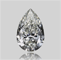 Natural Diamond 1.01 Carats, Pear with  Cut, J Color, IF Clarity and Certified by GIA