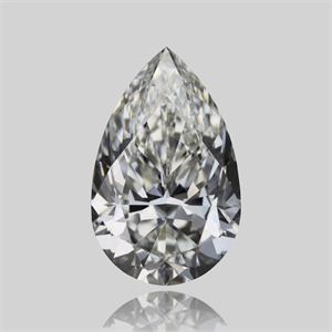 Picture of Natural Diamond 1.01 Carats, Pear with  Cut, J Color, IF Clarity and Certified by GIA