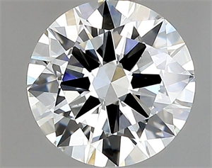 Picture of Natural Diamond 0.90 Carats, Round with Excellent Cut, F Color, VS2 Clarity and Certified by GIA