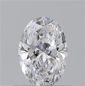 Picture of Natural Diamond 0.70 Carats, Oval with  Cut, D Color, VS2 Clarity and Certified by GIA