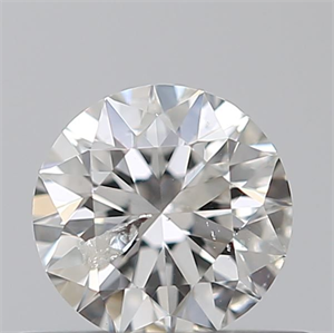 Picture of Natural Diamond 0.40 Carats, Round with Excellent Cut, G Color, I1 Clarity and Certified by IGI