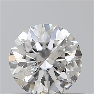 Picture of Natural Diamond 0.40 Carats, Round with Excellent Cut, G Color, I1 Clarity and Certified by IGI