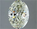 Natural Diamond 1.83 Carats, Oval with  Cut, L Color, VS2 Clarity and Certified by IGI