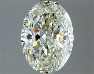Picture of Natural Diamond 1.83 Carats, Oval with  Cut, L Color, VS2 Clarity and Certified by IGI