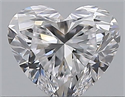Natural Diamond 0.30 Carats, Heart with  Cut, D Color, VS1 Clarity and Certified by GIA