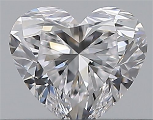 Picture of Natural Diamond 0.30 Carats, Heart with  Cut, D Color, VS1 Clarity and Certified by GIA