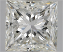 Natural Diamond 2.51 Carats, Princess with  Cut, G Color, VVS1 Clarity and Certified by GIA